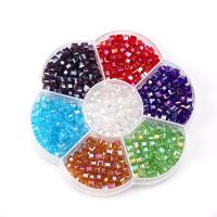 Fashion Crystal Beads, with Plastic, plated, environment-friendly package 