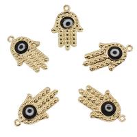 Brass Pendant, Evil Eye Hamsa, gold color plated, nickel, lead & cadmium free Approx 1mm, Approx 