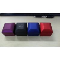 La caja plástica para anillo, Plástico, Cuadrado, más colores para la opción, 63x58x58mm, Vendido por UD