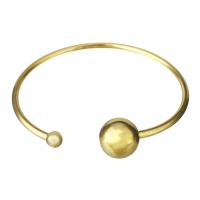 Stainless Steel Cuff Bangle, gold color plated, for woman, 12mm,5mm,2.5m,52.5mm 