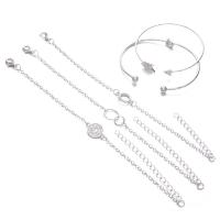 Fashion Zinc Alloy Bracelets, bracelet, 5 pieces & for woman 
