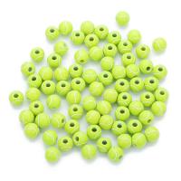Fashion Zinc Alloy Jewelry Sets, Acrylic, Tennis Ball, large hole, green, 11mm Approx 4mm, Approx 
