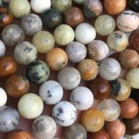 Opal Beads, Round, polished, DIY mixed colors Approx 15 Inch 
