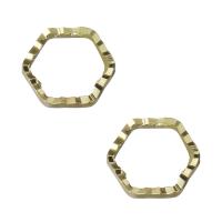 Brass Ring Saltar Soldado, metal, dorado, 6x7x1mm, Vendido por UD