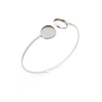 Stainless Steel Cuff Bangle, 304 Stainless Steel, plated, fashion jewelry & Unisex 12mmuff0c 