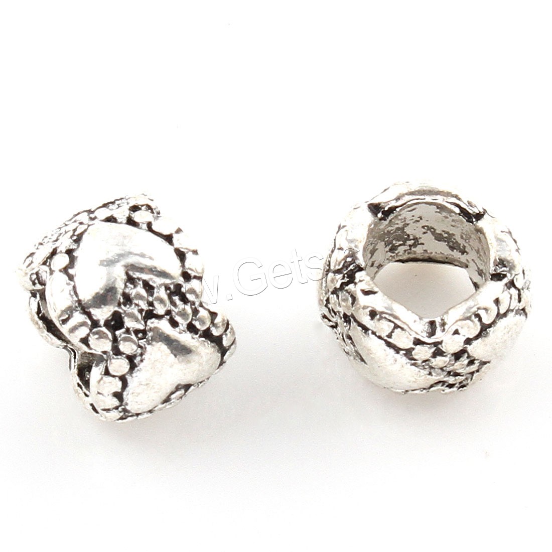 Zinc Alloy Jewelry Beads, plated, more colors for choice, 8*7mm, Hole:Approx 5mm, Approx 384PCs/Bag, Sold By Bag