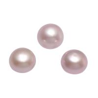 Half Drilled Cultured Freshwater Pearl Beads, Potato, natural, half-drilled, purple Approx 0.8mm 