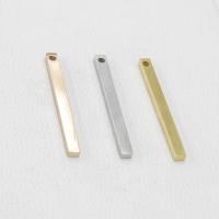 Stainless Steel Pendants, 304 Stainless Steel, Rectangle, plated, fashion jewelry 