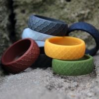 Silicone Ring Set, Unisex mixed colors 