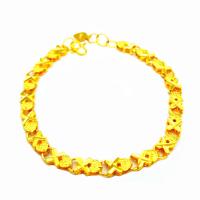 Fashion Zinc Alloy Bracelets, gold color plated, fashion jewelry & for woman, nickel, lead & cadmium free .4 Inch 