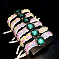 Fashion Zinc Alloy Bracelets, plated, Unisex .5 Inch 