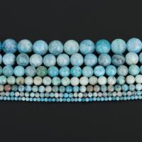 Hémimorphite perles, Rond, normes différentes pour le choix, bleu Environ 15.5 pouce, Vendu par brin