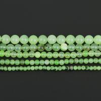 Prehnite Beads, Synthetic Prehnite, Round grass green Approx 15.5 Inch 