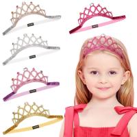 Kinder Schmuck Haarband, Stoff, mit Pailletten & Kunststoff Perlen, für Kinder & mit Strass, keine, 180x50x130mm, verkauft von PC