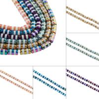 Fashion Crystal Beads, Column, colorful plated Approx 2mm, Approx 