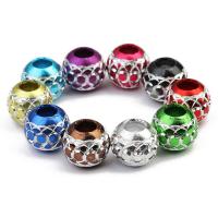 Aluminum Round Beads, Aluminum Alloy, plated, DIY, mixed colors Approx 4.5mm 