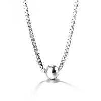 Sterling Silver Jewelry Necklace, 925 Sterling Silver, for woman, silver color, 0.4cmuff0c40+5cm 