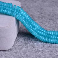 Blauer Chalcedony Perle, blauer Chalzedon, poliert, DIY & verschiedene Größen vorhanden, blau, Länge:ca. 15 ZollInch, verkauft von Strang