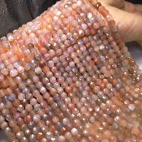 Orange Moonstone Beads, polished, DIY & faceted, 5-5.5mm Approx 15 Inch, Approx 