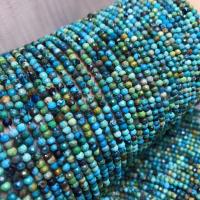 Perles en Turquoise naturelle, Rond, poli, DIY & facettes, bleu turquoise Environ 15 pouce, Environ Vendu par brin