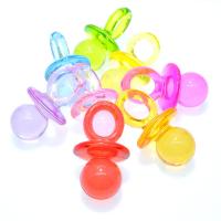 Acrylic Jewelry Beads, nipple of a feeding bottle shape, injection moulding Approx 