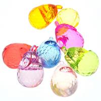 Acrylic Jewelry Beads, Pear, injection moulding Approx 1mm, Approx 