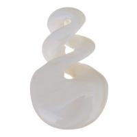 White Shell Pendants, white Approx 1.5mm 