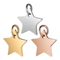 Stainless Steel Star Pendant, plated, fashion jewelry Approx 5mm 