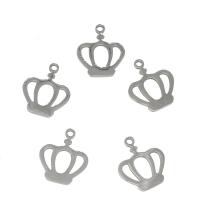 Stainless Steel Crown Pendant Approx 1.4mm 
