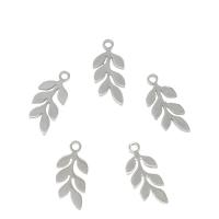 Stainless Steel Leaf Pendant Approx 1.5mm 