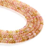 Natürlicher Turmalin Perlen, rund, poliert, verschiedenen Materialien für die Wahl, keine, 6x4mm, Bohrung:ca. 1mm, verkauft von Strang
