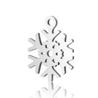 Stainless Steel Hollow Pendant, Snowflake, original color Approx 2mm 