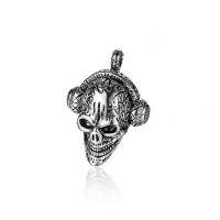 Stainless Steel Skull Pendant, anoint, fashion jewelry & DIY 