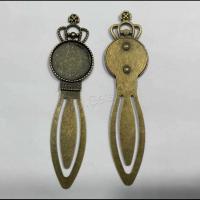 Zinc Alloy Bookmark Findings, antique bronze color plated, DIY Inner Approx 20mm 