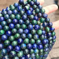 Perles de pierre lasurite naturelles, Lapis lazuli, Rond, poli, normes différentes pour le choix Environ 1mm, Vendu par brin