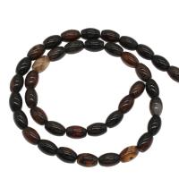 Natural Lace Agate Beads, plated, DIY, brown Approx 1mm 
