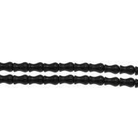 Natural Black Agate Beads, plated, DIY, black Approx 1mm 