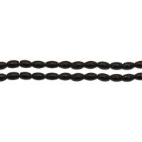 Natural Black Agate Beads, plated, black Approx 1mm 
