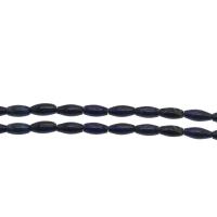 Perles de pierre lasurite naturelles, Lapis lazuli, Placage, bleu Environ 1mm Vendu par brin