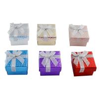 Jewelry Gift Box, Cardboard, with Silk, Square 
