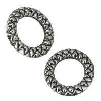 Связывания кольцо-латуни, Латунь, Кольцевая форма, эмаль, серебряный отверстие:Приблизительно 7.5mm, продается PC