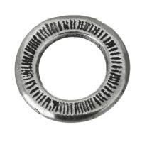 Связывания кольцо-латуни, Латунь, Кольцевая форма, эмаль, серебряный отверстие:Приблизительно 10mm, продается PC