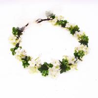 Bridal Hair Wreath, Cloth, Flower, fashion jewelry & adjustable & for woman, 180mm 