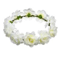 Bridal Hair Wreath, Cloth, Flower, handmade, fashion jewelry & for woman 180mm 