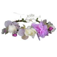 Brautkranz, Stoff, Blume, handgemacht, Modeschmuck & einstellbar & für Frau, 180mm, verkauft von PC