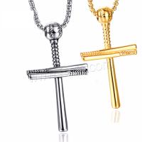Stainless Steel Cross Pendants, plated, fashion jewelry & for man 