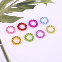 Acrylic Linking Ring, plated 14mm  