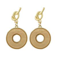 Zinc Alloy Drop Earring, with Acetate, plated, for woman & hollow 
