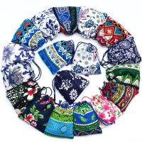 Cloth Jewelry Pouches, printing, random style & portable & durable 