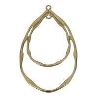 Brass Jewelry Pendants, golden Approx 2mm 
